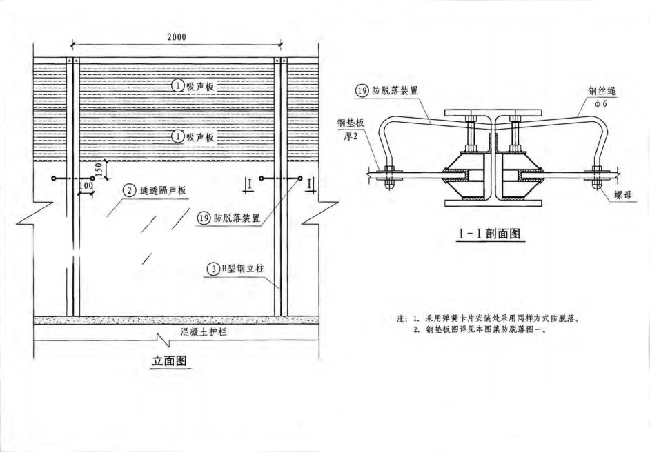 高架桥声屏障隔音板需安装牢靠防止脱落(图4)